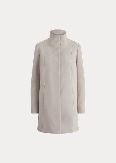 Women's Ralph Lauren Stand-Collar Crepe Coat | 390416GNB